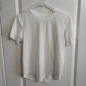 Lululemon High Neck Running and Training T-Shirt - Size 4
